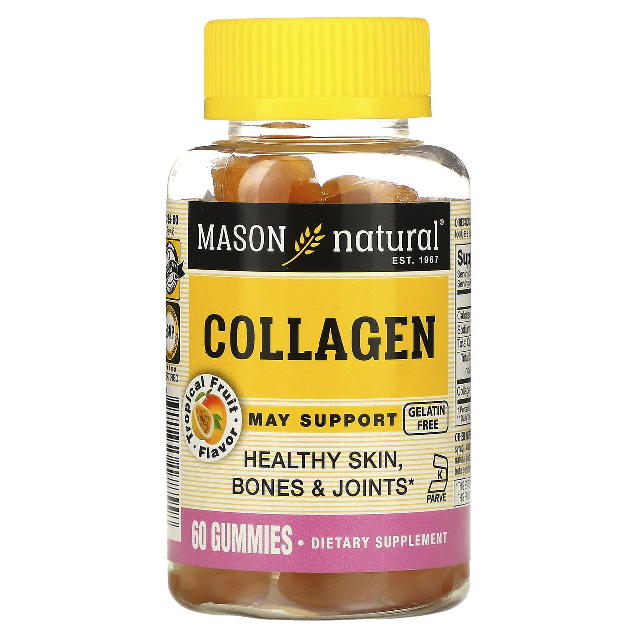 Mason Natural Collagen Gummies, 60 Ea